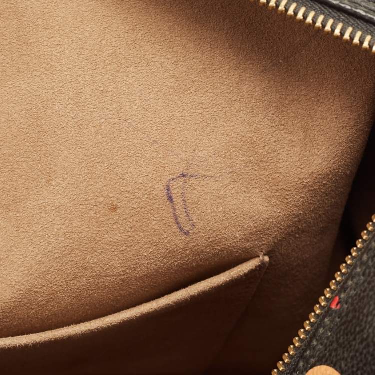 Pre Owned Louis Vuitton Black Monogram Multicolore Canvas Speedy 30 Bag