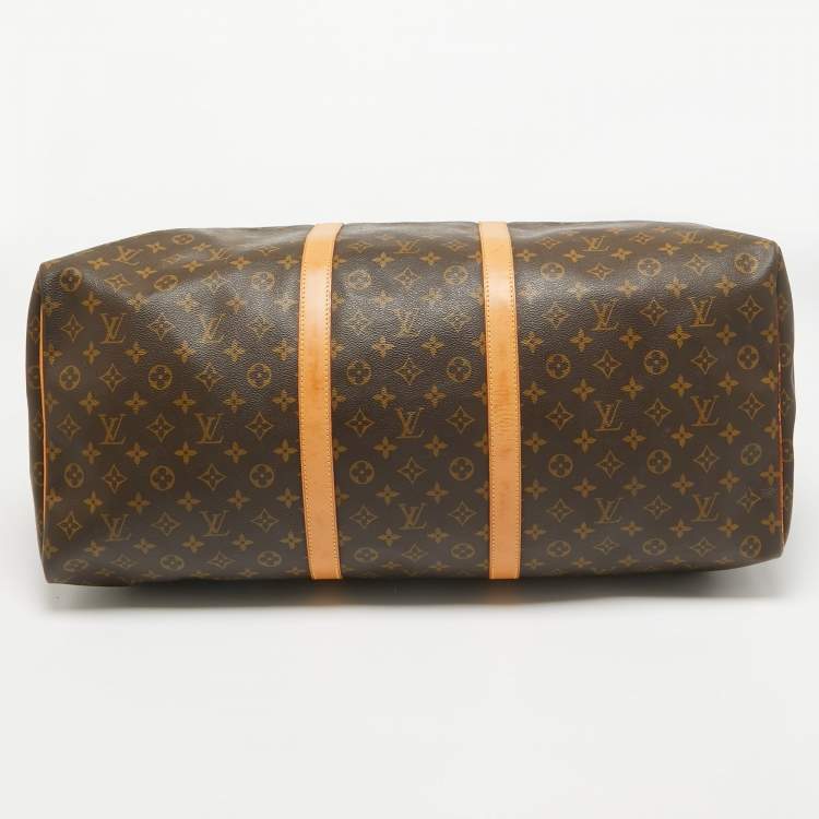 Pre Owned Louis Vuitton Monogram Canvas Keepall 60 Bag