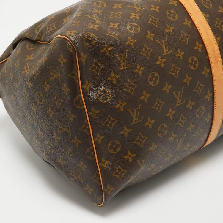 Pre Owned Louis Vuitton Monogram Canvas Keepall 60 Bag