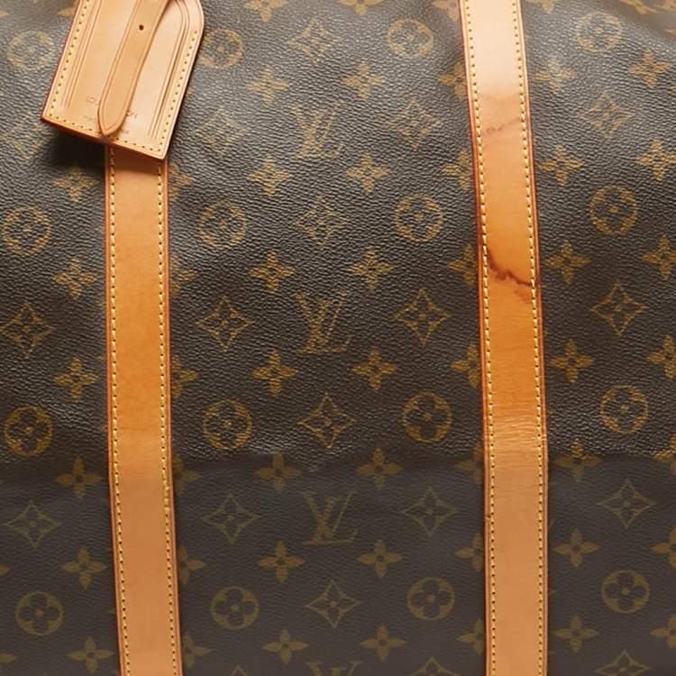 Pre Owned Louis Vuitton Monogram Canvas Keepall 60 Bag