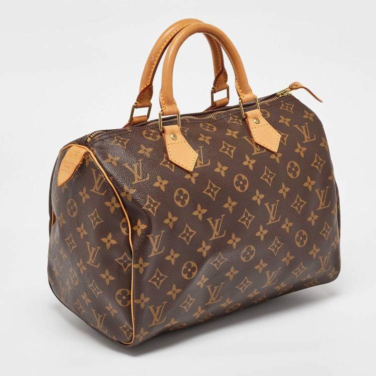 Pre Owned Louis Vuitton Monogram Canvas Speedy 30 Bag