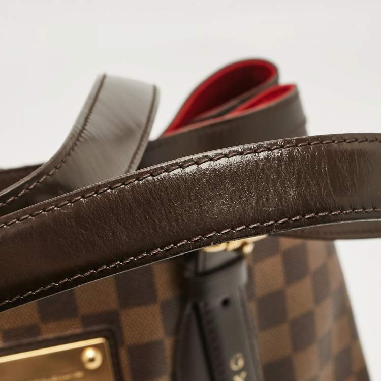 Pre Owned Louis Vuitton Damier Ebene Canvas Hampstead MM Bag