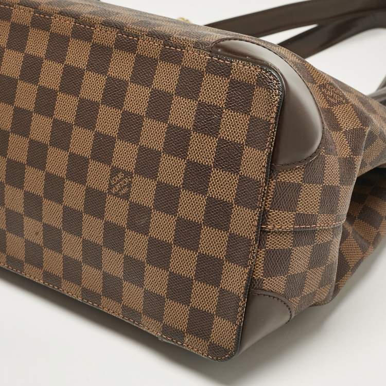 Pre Owned Louis Vuitton Damier Ebene Canvas Hampstead MM Bag