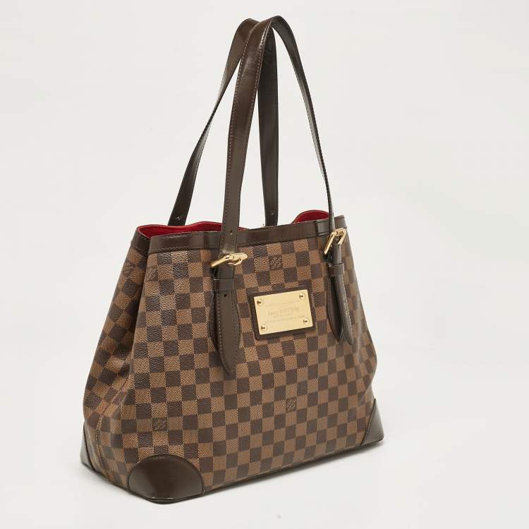 Pre Owned Louis Vuitton Damier Ebene Canvas Hampstead MM Bag