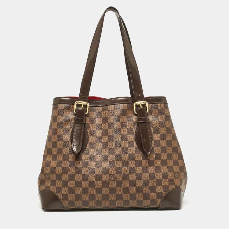 Pre Owned Louis Vuitton Damier Ebene Canvas Hampstead MM Bag
