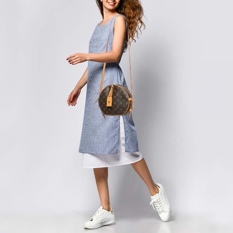 Pre Owned Louis Vuitton Monogram Canvas Boite Chapeau Souple MM Bag