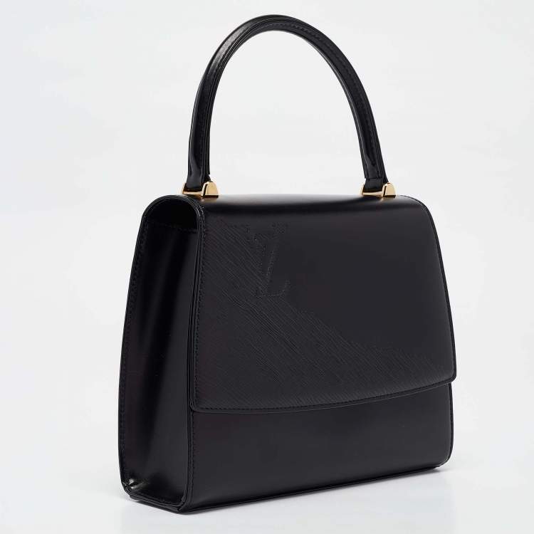 Pre Owned Louis Vuitton Black Leather Opera Athens Bag