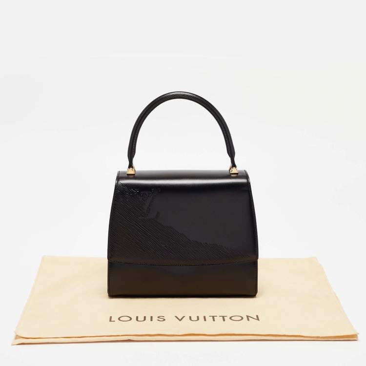 Pre Owned Louis Vuitton Black Leather Opera Athens Bag