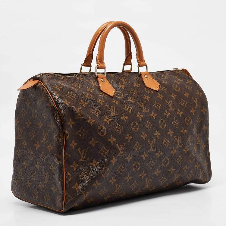 Pre Owned Louis Vuitton Monogram Canvas Speedy 40 Bag