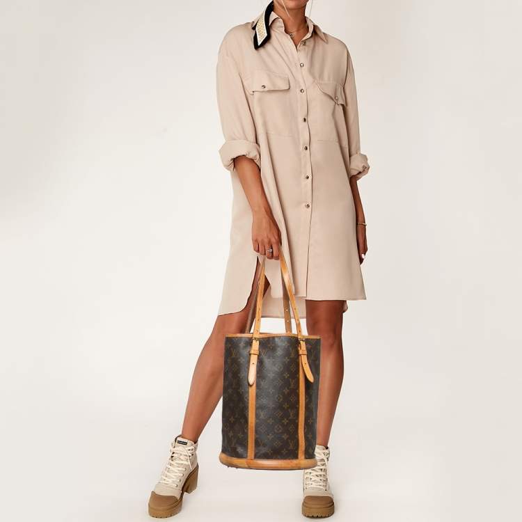 Pre Owned Louis Vuitton Monogram Canvas Bucket GM Bag