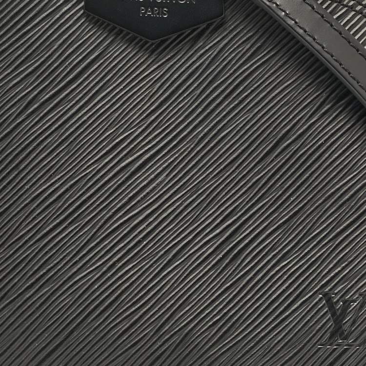 Pre Owned Louis Vuitton Black Epi Leather Mini Alma Bag