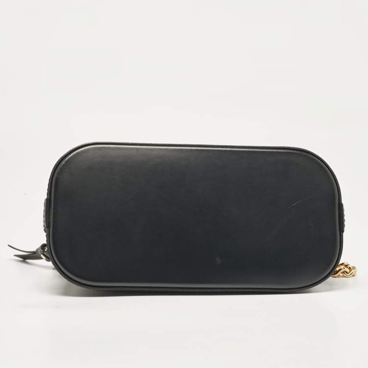 Pre Owned Louis Vuitton Black Epi Leather Mini Alma Bag
