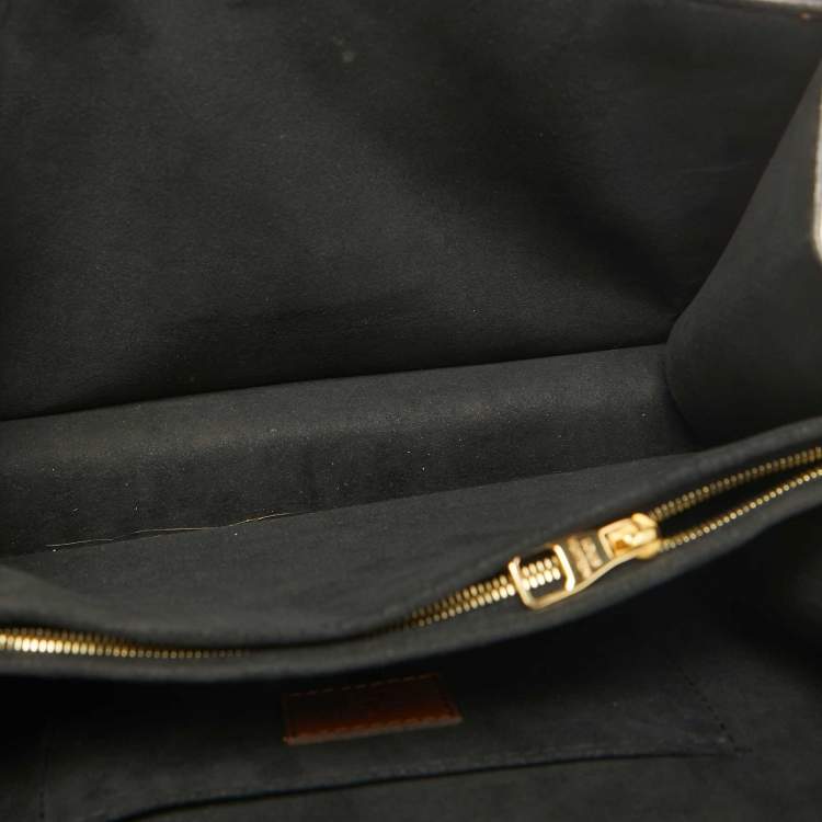 Pre Owned Louis Vuitton Monogram/Monogram Reverse Canvas Dauphine MM Bag