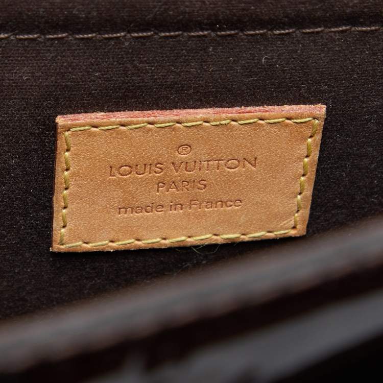 Pre Owned Louis Vuitton Amarante Monogram Vernis Mirada Bag