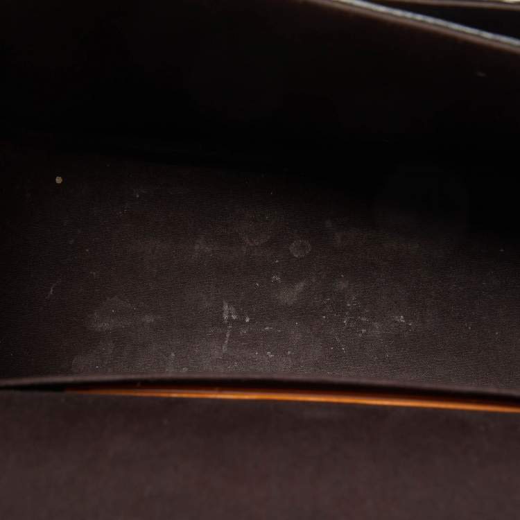 Pre Owned Louis Vuitton Amarante Monogram Vernis Mirada Bag