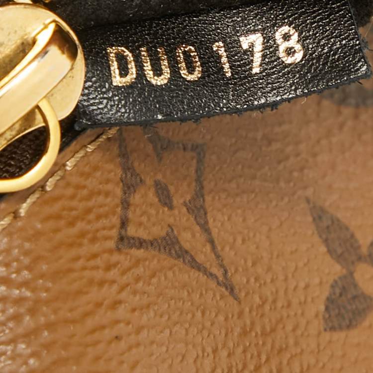Pre Owned Louis Vuitton Monogram Reverse Canvas Pochette Metis Bag