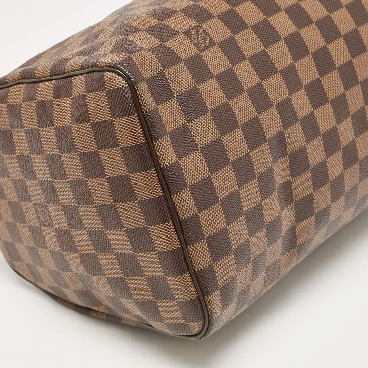 Pre Owned Louis Vuitton Damier Ebene Canvas Speedy 30 Bag
