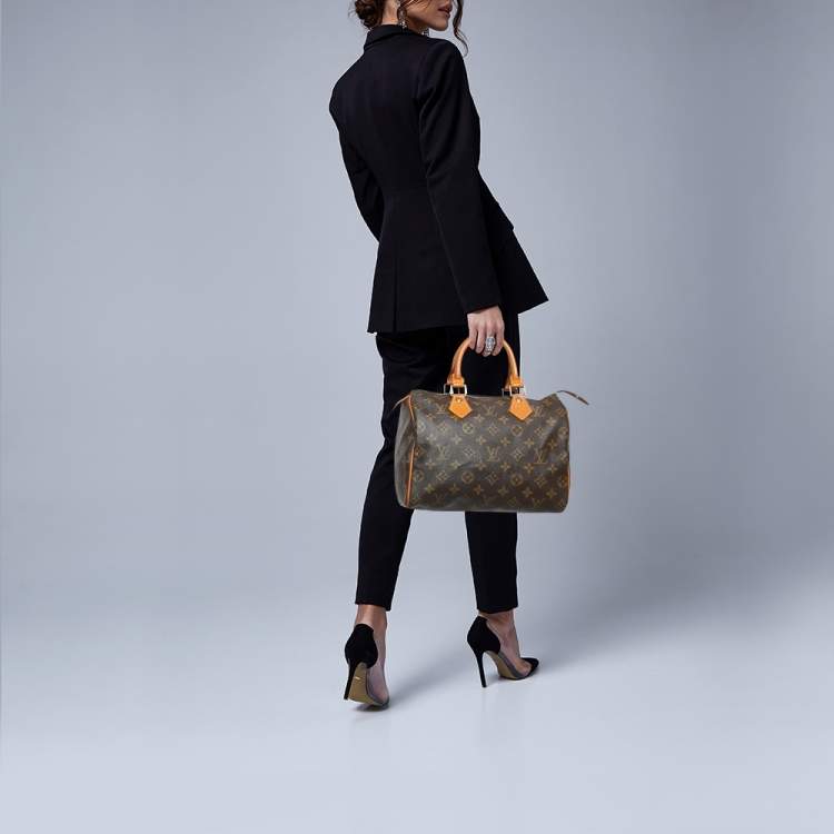 Pre Owned Louis Vuitton Monogram Canvas Speedy 25 Bag
