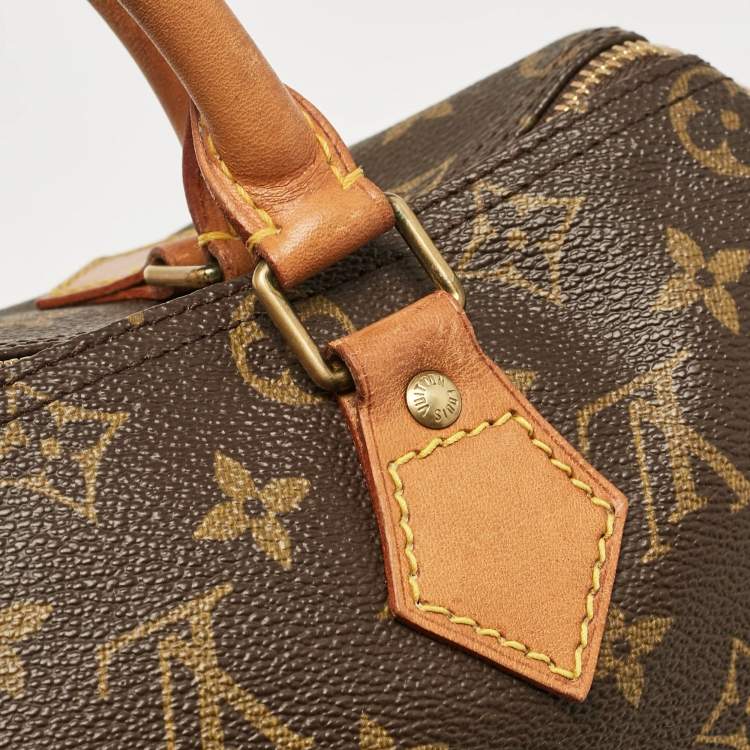 Pre Owned Louis Vuitton Monogram Canvas Speedy 25 Bag