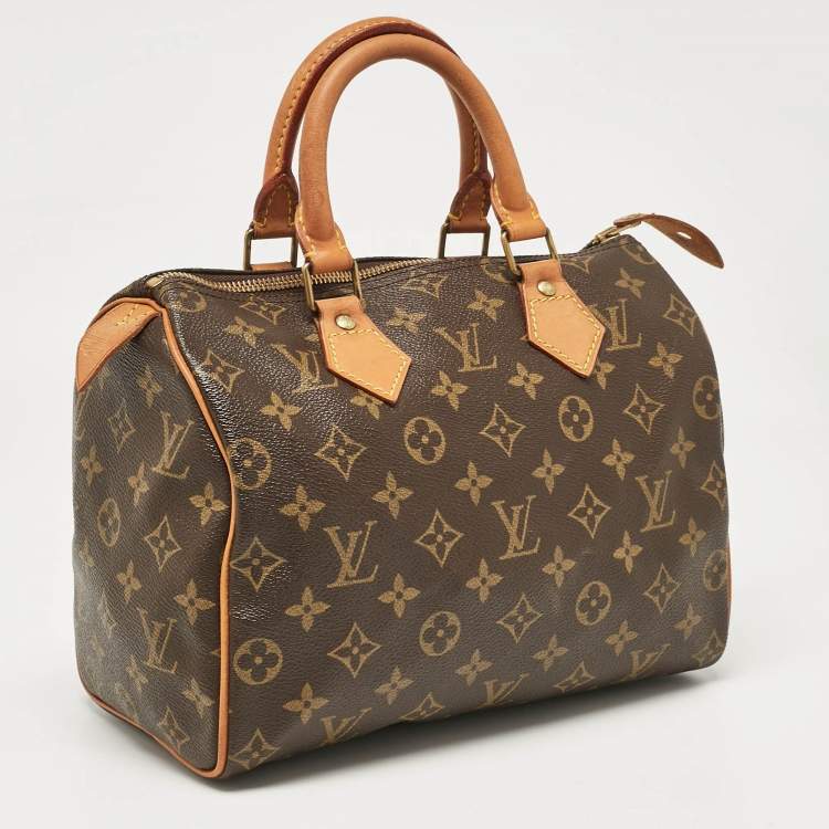 Pre Owned Louis Vuitton Monogram Canvas Speedy 25 Bag