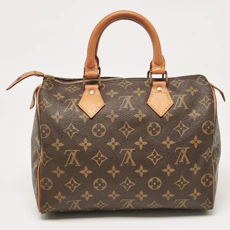 Pre Owned Louis Vuitton Monogram Canvas Speedy 25 Bag