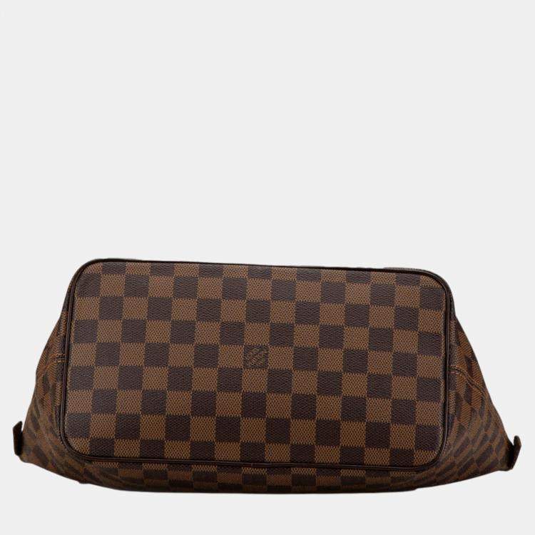 Pre Owned Louis Vuitton Brown Damier Ebene Saleya PM