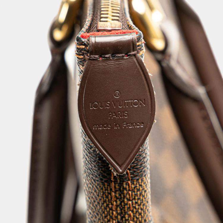 Pre Owned Louis Vuitton Brown Damier Ebene Saleya PM
