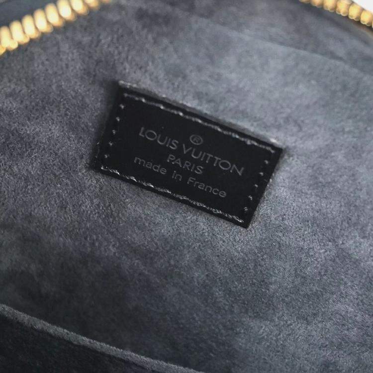 Pre Owned Louis Vuitton Black Epi Sablon Handbag