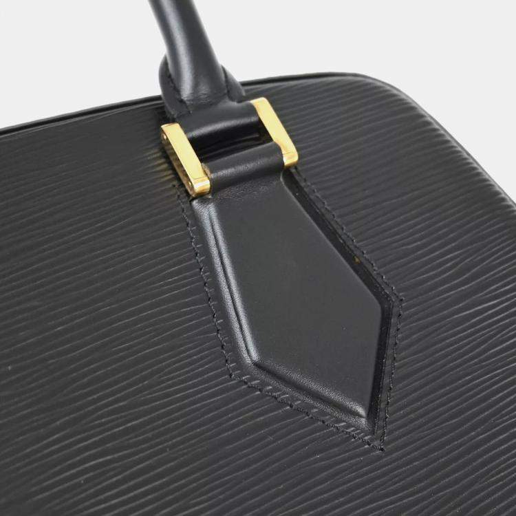 Pre Owned Louis Vuitton Black Epi Sablon Handbag