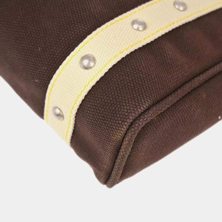 Pre Owned Louis Vuitton Brown Antigua Cabas Mm Tote Bag