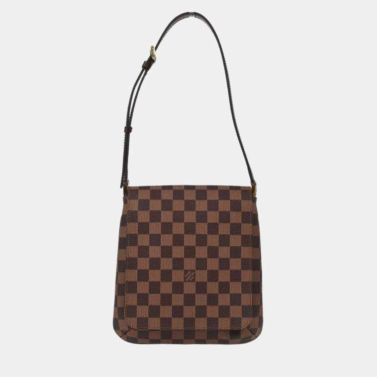 Pre Owned Louis Vuitton Damier Musette Salsa Short Shoulder Bag