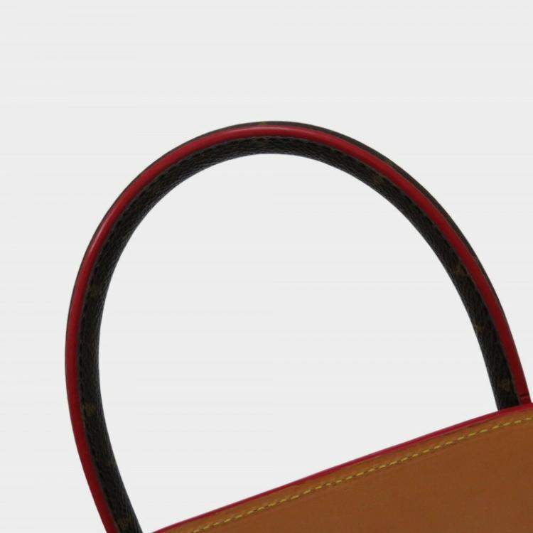 Pre Owned Louis Vuitton Monogram Iconoclast Studded Pony Handbag