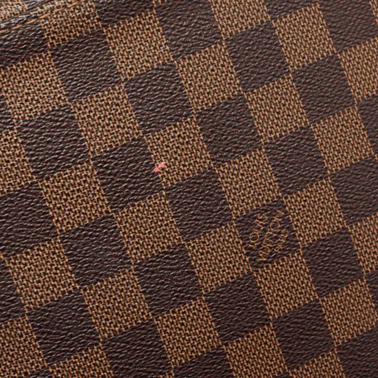 Pre Owned Louis Vuitton Damier Ebene Canvas and Leather Hampstead GM Bag