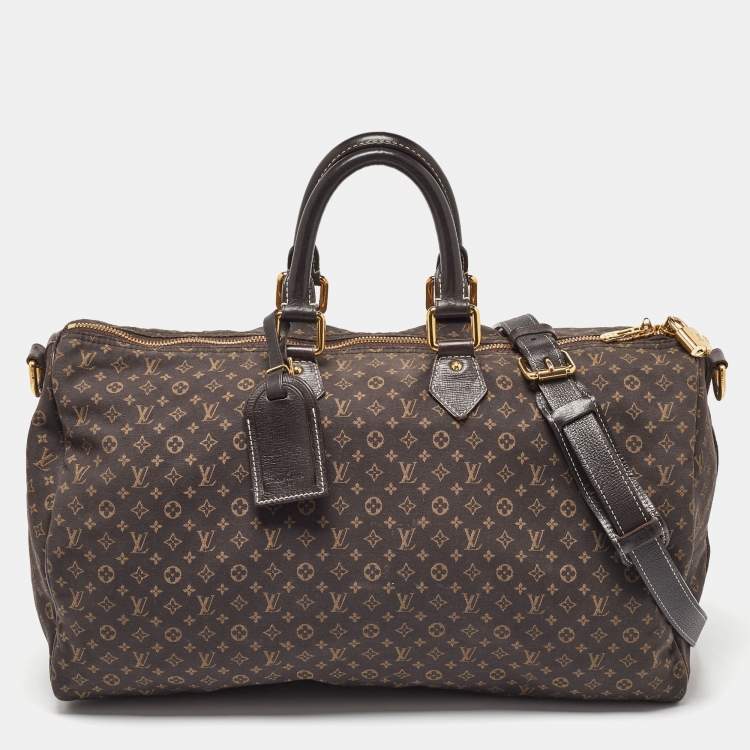 Pre Owned Louis Vuitton Monogram Idylle Speedy Voyage Keepall Bandouliere 45 Bag