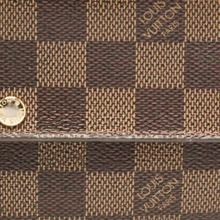 Pre Owned Louis Vuitton Monogram Canvas Sarah Wallet