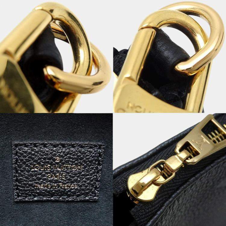 Pre Owned Louis Vuitton Noir Monogram Empreinte Multi Pochette Accessoires Shoulder Bag