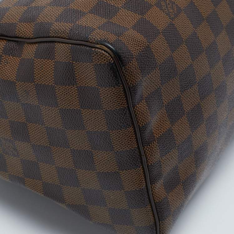 Pre Owned Louis Vuitton Damier Ebene Canvas Speedy 30 Bag
