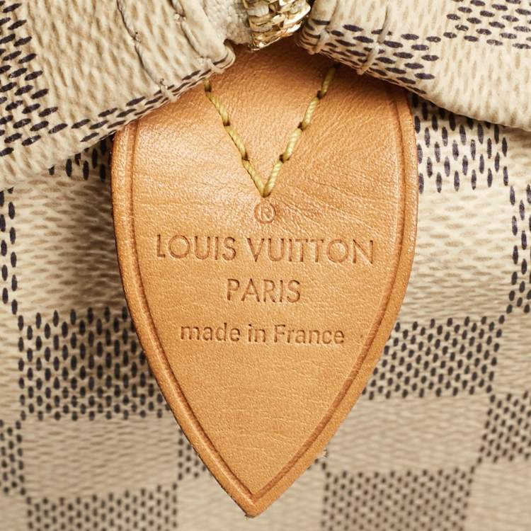 Pre Owned Louis Vuitton Damier Azur Canvas Speedy 30 Bag