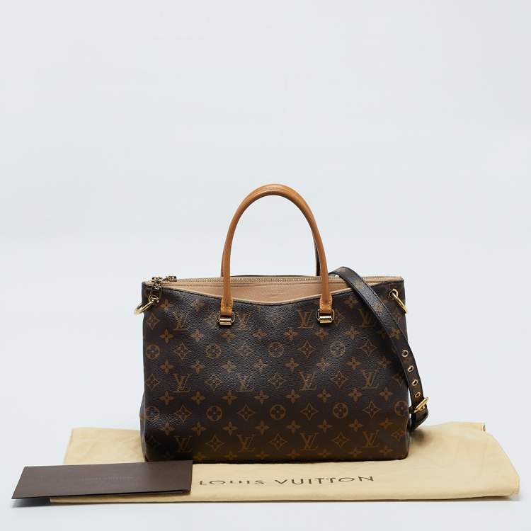 Pre Owned Louis Vuitton Dune Monogram Canvas Pallas MM Bag