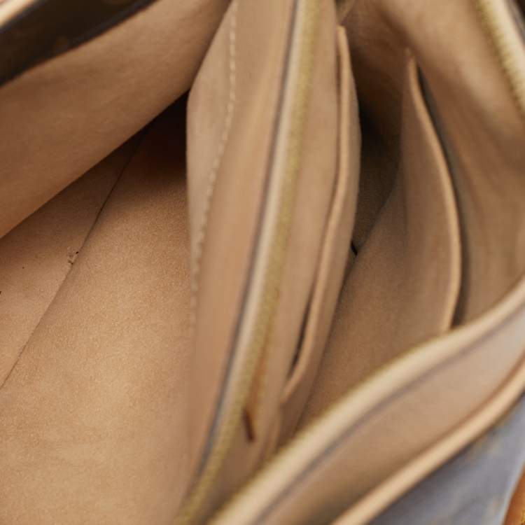 Pre Owned Louis Vuitton Dune Monogram Canvas Pallas MM Bag