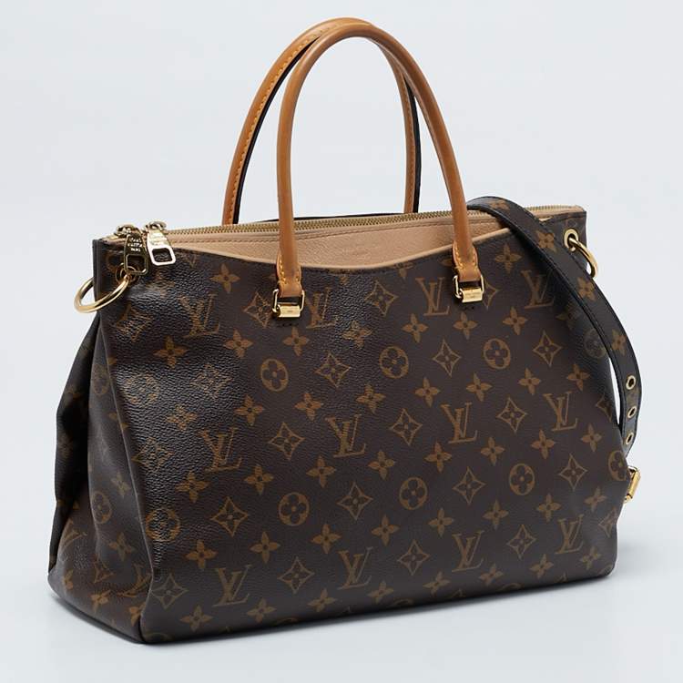 Pre Owned Louis Vuitton Dune Monogram Canvas Pallas MM Bag