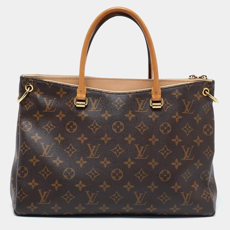 Pre Owned Louis Vuitton Dune Monogram Canvas Pallas MM Bag