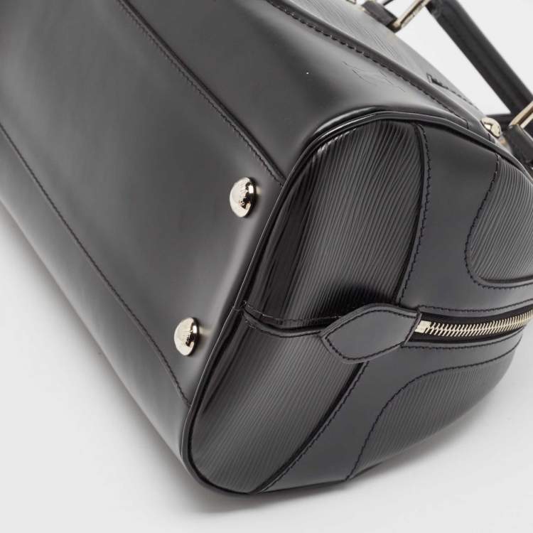 Pre Owned Louis Vuitton Black Epi Leather Bowling Montaigne PM Bag