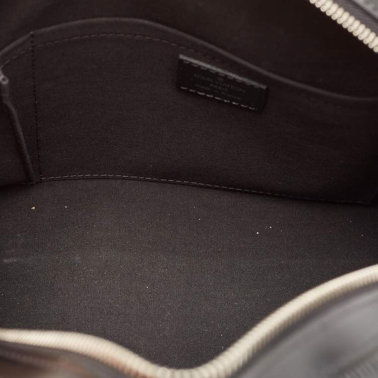 Pre Owned Louis Vuitton Black Epi Leather Bowling Montaigne PM Bag
