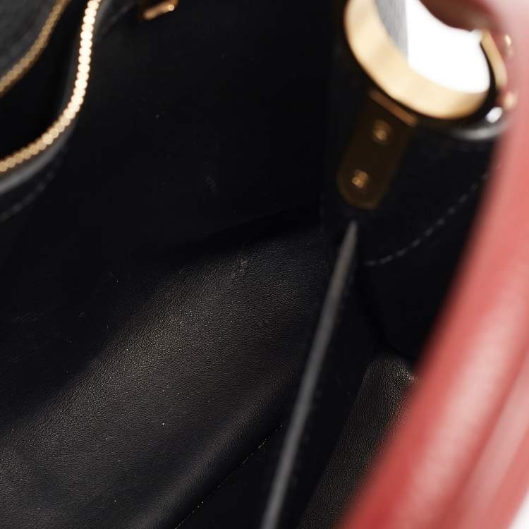 Pre Owned Louis Vuitton Multicolor Taurillon Leather Capucines PM Bag
