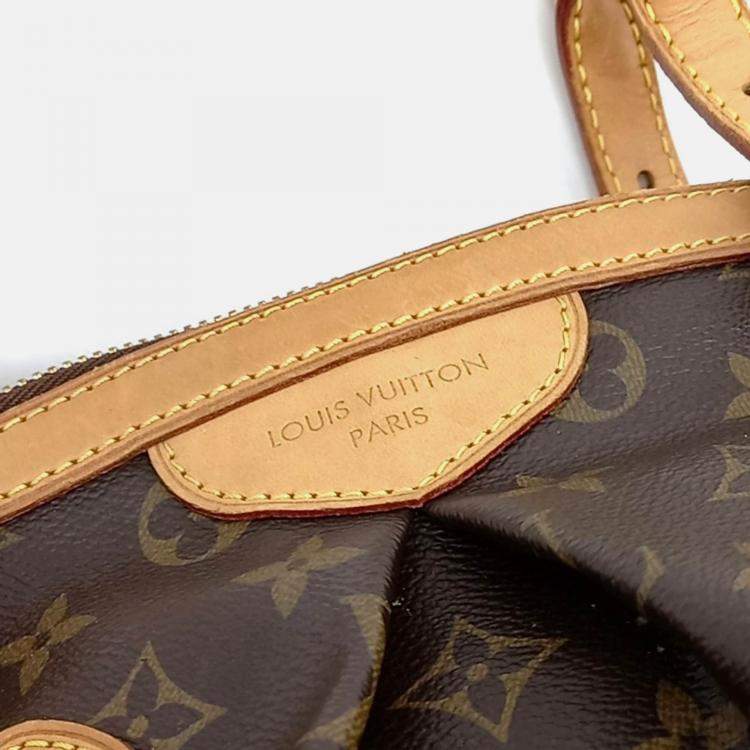 Pre Owned Louis Vuitton Brown Canvas Louis Vuitton Monogram Tivoli GM Bag