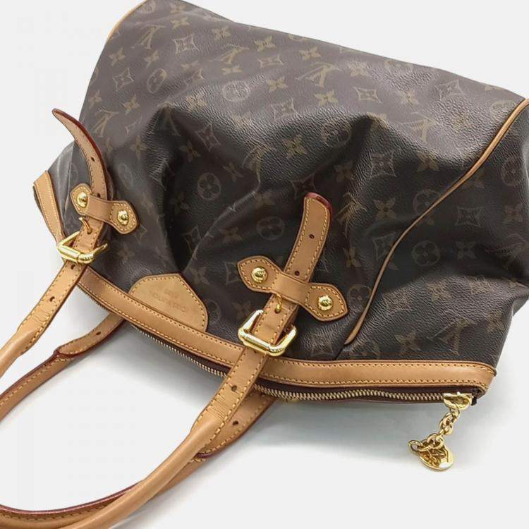 Pre Owned Louis Vuitton Brown Canvas Louis Vuitton Monogram Tivoli GM Bag
