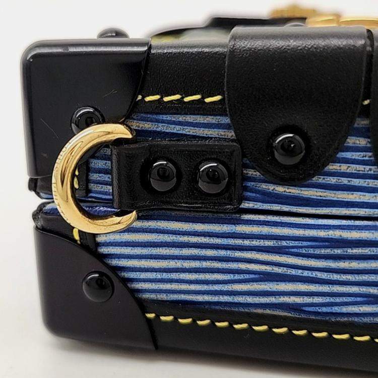 Pre Owned Louis Vuitton Petite Mal Denim bag