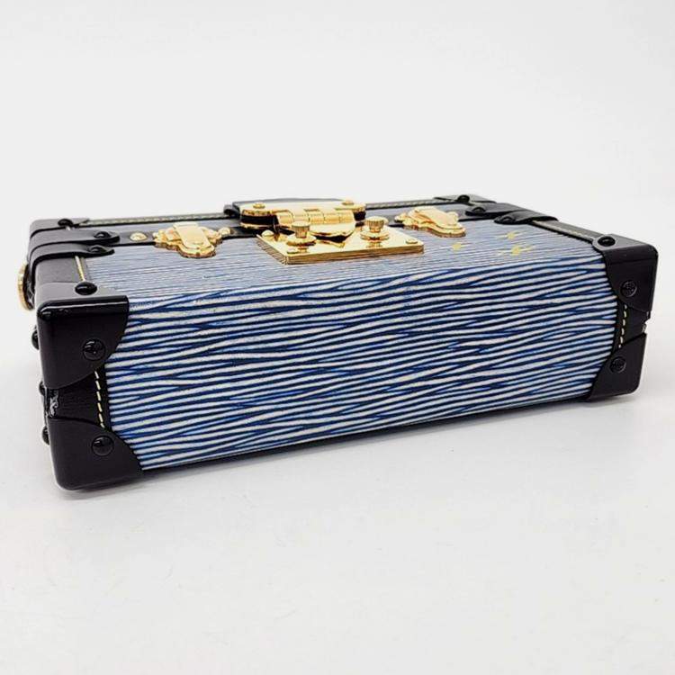 Pre Owned Louis Vuitton Petite Mal Denim bag