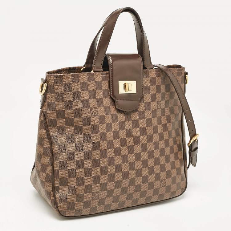 Pre Owned Louis Vuitton Damier Ebene Canvas Cabas Rosebery Bag